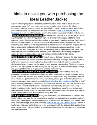 hints-to-assist-you-with-purchasing-the-ideal-leather-jacket