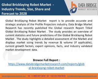 Global Bricklaying Robot Market