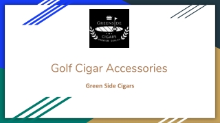 Golf Cigar Accessories