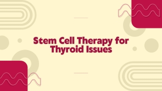 Stem Cells Could Treat Thyroid Disease | Dr. David Greene R3 Stem Cell