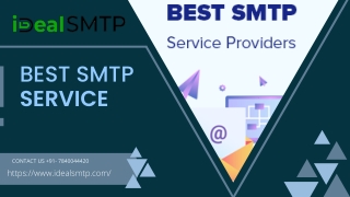 Best SMTP Service  High Inbox Deliverability