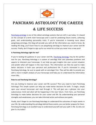 Panchang Astrology for Career digital 222 pdf (1)