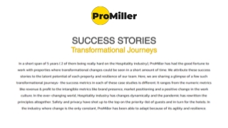 Promiller success stories