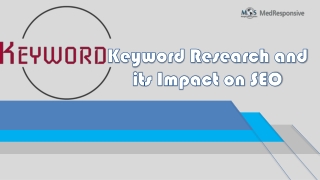 Keyword Research and its Impact on SEO