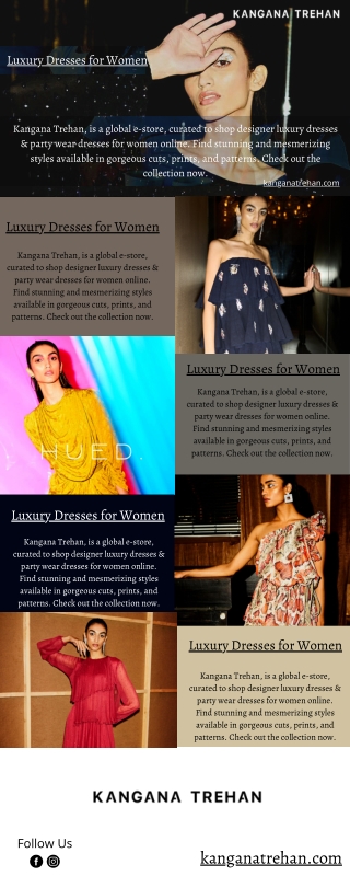Luxury Dresses for Women
