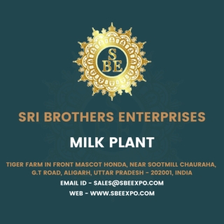 Milk plant equipment sri brothers enterprises Aligarh 7055554775