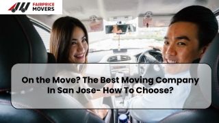 Moving Companies In San Jose