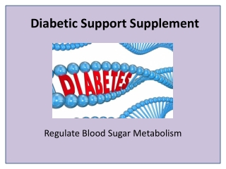 Diabetes Herbal Supplement to Maintain Blood Glucose Level