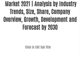 Affiliate Marketing Platform Market 2021 | Analysis by Industry Trends, Size, Share, Company Overview, Growth, Developme