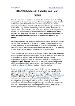 SGLT2 Inhibitors in Diabetes and Heart Failure