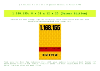 (B.O.O.K.$ 1.168.155 8 x 31 x 12 x 20 (German Edition) in format E-PUB