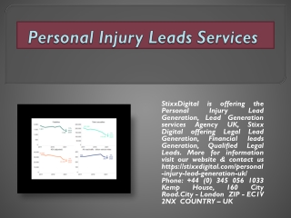 Personal Injury Leads Services