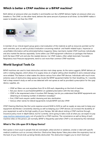 Does Medicare Cover Cpap Equipments And Products?