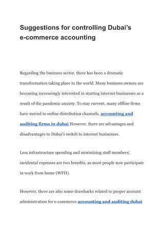 BETTER ACCOUNTING FOR BETTER BUSINESS