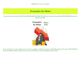 {EBOOK} Economics for Helen (E.B.O.O.K. DOWNLOAD^