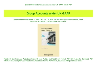[READ PDF] Kindle Group Accounts under UK GAAP eBook PDF