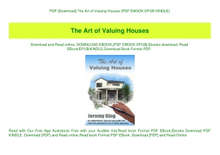 PDF [Download] The Art of Valuing Houses {PDF EBOOK EPUB KINDLE}