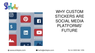 WHY CUSTOM STICKERS ARE SOCIAL MEDIA PLATFORMS' FUTURE