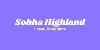 Sobha Highland Flats In Hosur Road Bengaluru E brochure