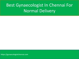 Best Gynaecologist In Chennai For Normal Delivery