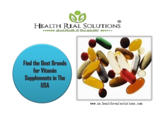 Find the Best Brands for Vitamin Supplements in the USA