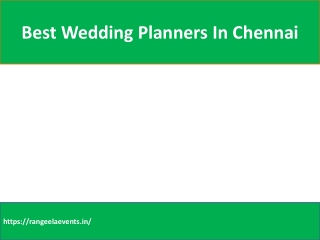Wedding Event Organizers In Chennai