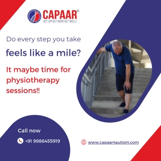 Time for physiotherapy sessions | Best Physiotherapy Centre in Hulimavu | CAPAAR