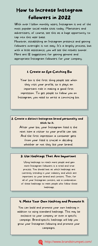 How to Increase Instagram followers in 2022