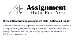 Critical-care-nursing-assignment-help -a-detailed-guide! (1)