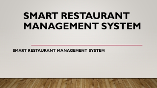 Smart Restaurant Management System Software with POS by Semicolon IT