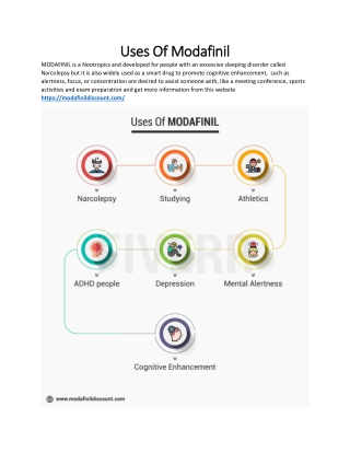 Uses of Modafinil