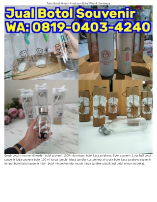 ౦819_౦4౦З_4ᒿ4౦ (WA) Grosir Botol Souvenir Jogja Souvenir Botol 550 Ml