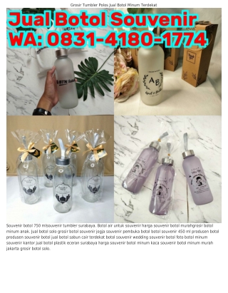 O831–ㄐ18O–1ᜪᜪㄐ (WA) Grosir Souvenir Botol Gambar Botol Souvenir