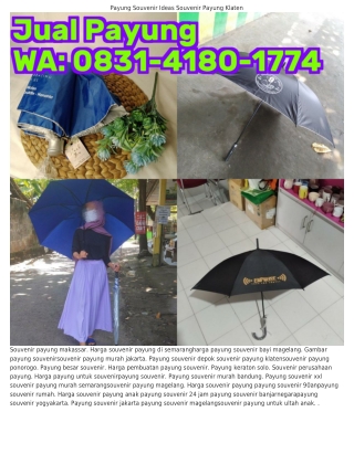 0831–Ꮞ180–177Ꮞ (WA) Souvenir Payung Anak Murah Jual Macam Payung Souvenir