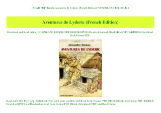 [READ PDF] Kindle Aventures de Lyderic (French Edition) ^DOWNLOAD E.B.O.O.K.#