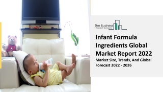 Infant Formula Ingredients Market Growth Analysis, Latest Trends And Business
