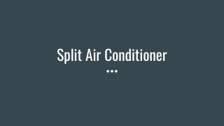 Split Air Conditioner