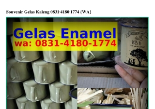 Souvenir Gelas Kaleng