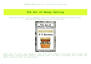DOWNLOAD EBOOK The Art of Money Getting pdf free