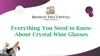 Everything You Need to Know About Crystal Wine Glasses