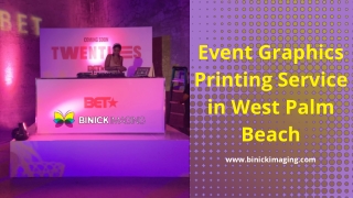 Event Graphics Printing Service in West Palm Beach