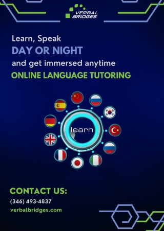 Online Language Tutoring Service - Verbal Bridges LLC