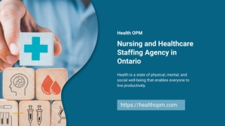 Nursing and Healthcare Staffing Agency in Ontario