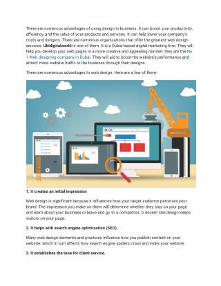 _The Benefits of Web Design