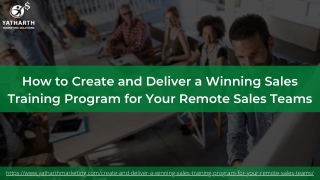How to Create and Deliver a Winning Sales Training Program for Your Remote Sales Teams