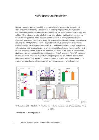 NMR Spectrum Prediction