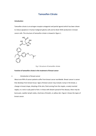 Tamoxifen Citrate