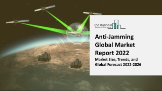Anti-Jamming Market Research, Analysis, Growth, Trends, Developments & Forecast