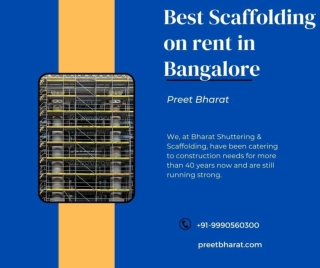 Best Scaffolding on rent in Bangalore