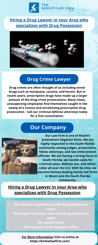 Hiring a Drug Lawyer in your Area who specializes with Drug Possession